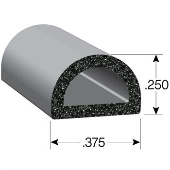 1153 Series D-Shaped Rubber Seal